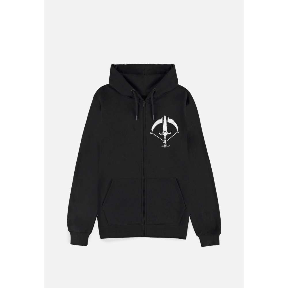 Diablo - Diablo IV Rogue Sigil Kapuzenpullover mit Reißverschluss - Schwarz